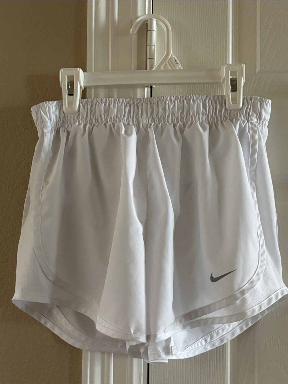 Nike White Women's Athletic Running Shorts